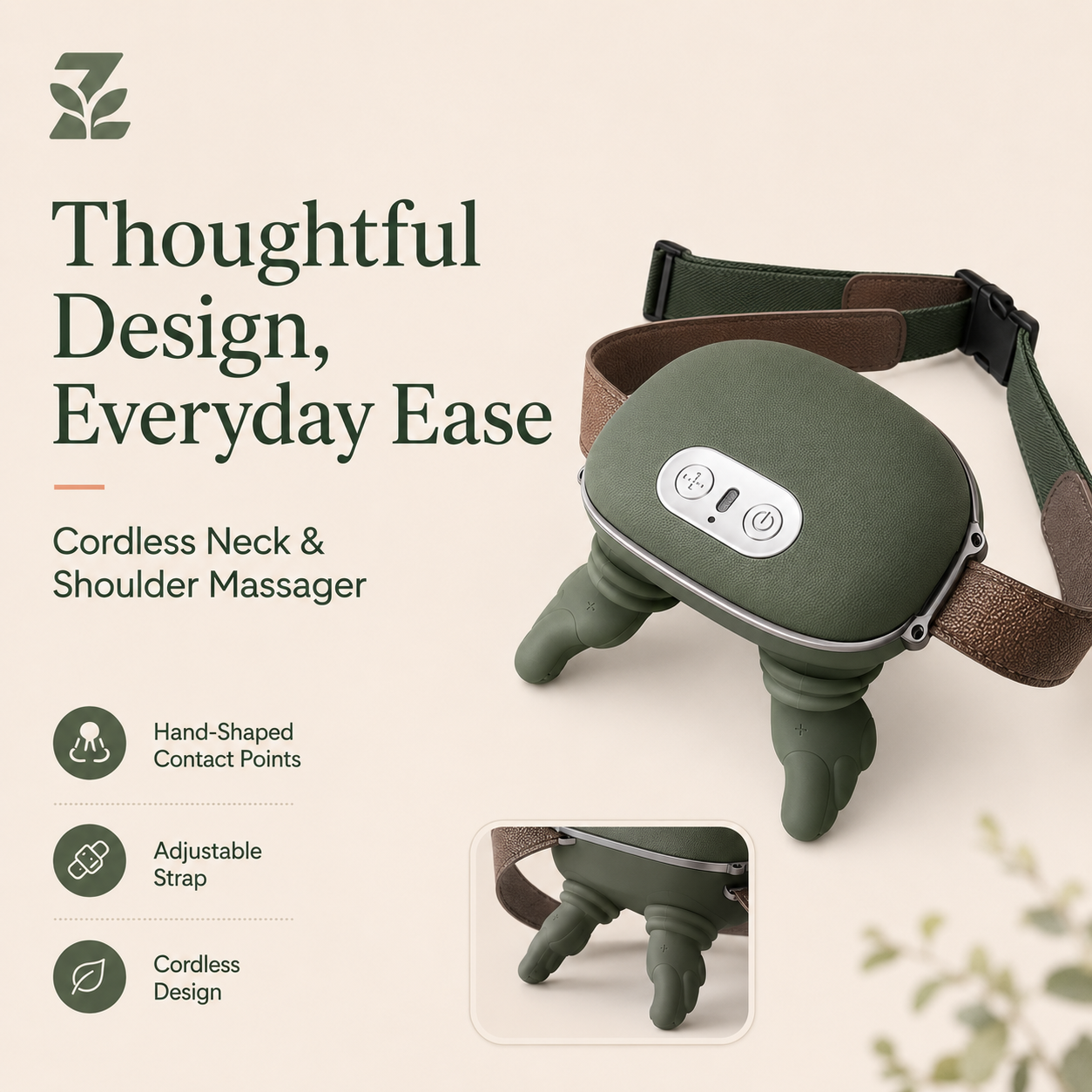 Zedanova massager thoughtful design everyday ease product feature image